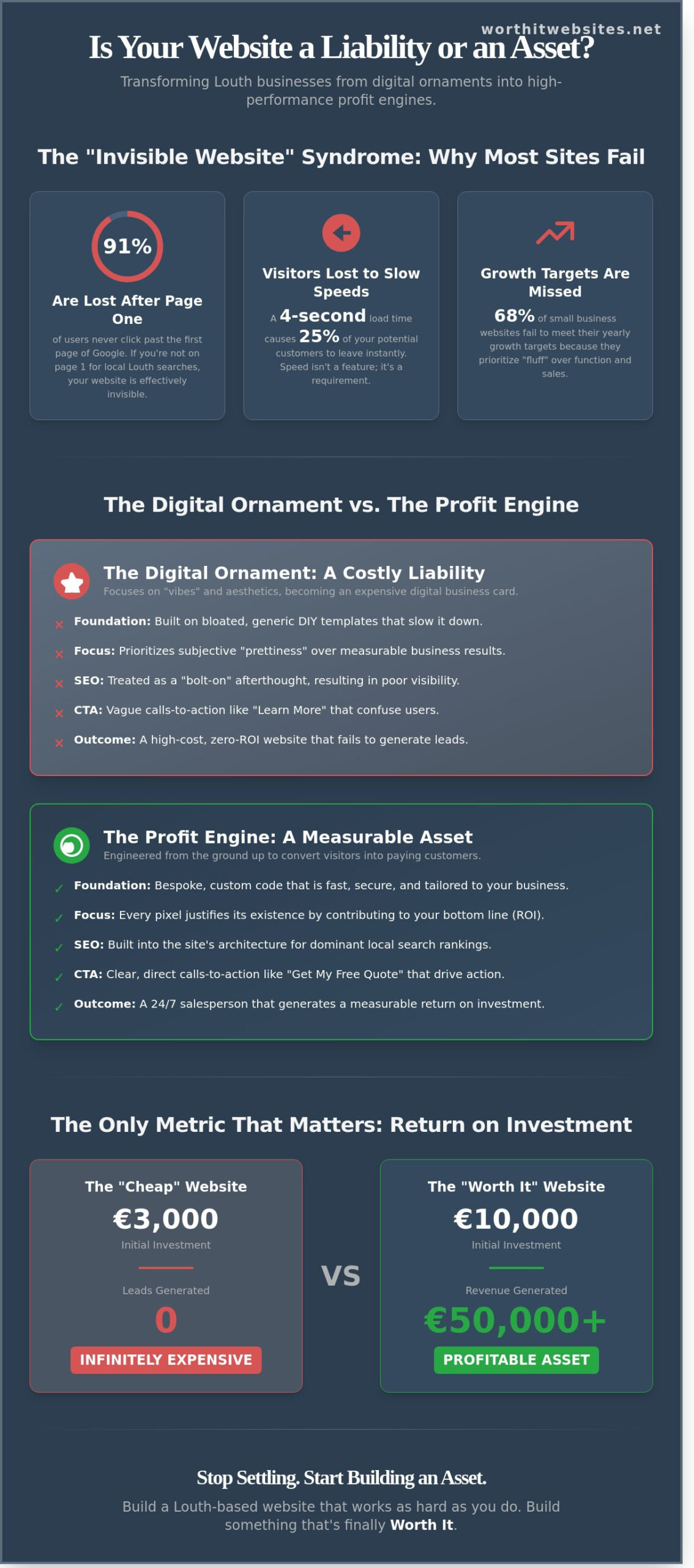 Web Design Louth: Stop Wasting Money on Websites That Don’t Sell