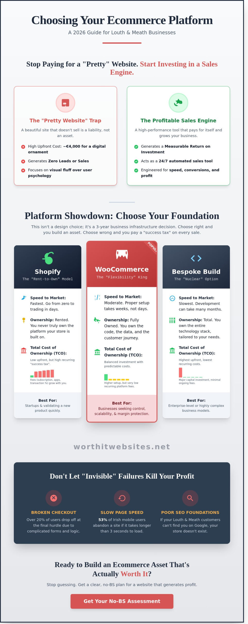 Ecommerce Website Solutions in Louth & Meath: Stop Browsing, Start Selling (2026)
