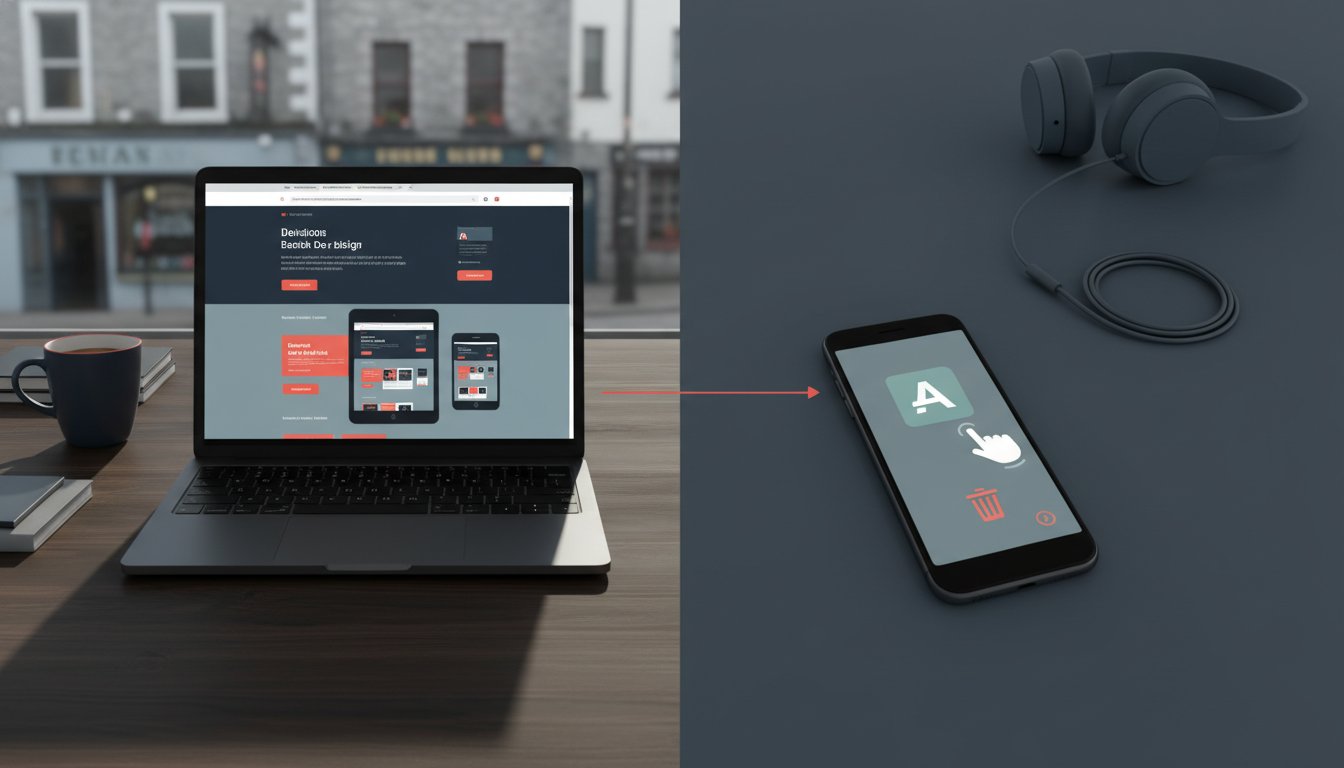 Responsive Web Design vs Mobile App: The No-BS Guide for Louth Businesses (2026)
